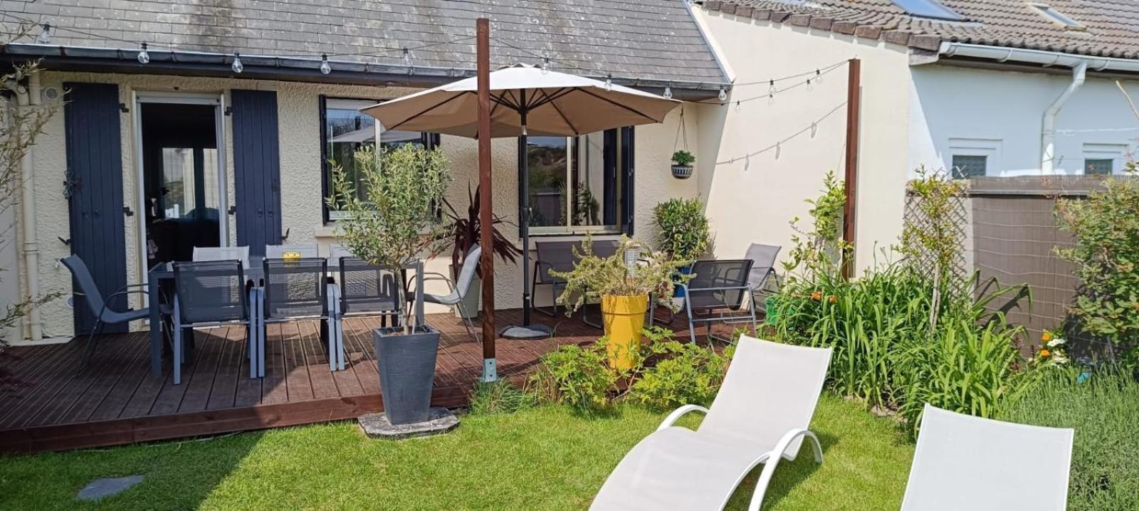 cottage proche du bord de mer et au cœur des dunes Merlimont Extérieur photo